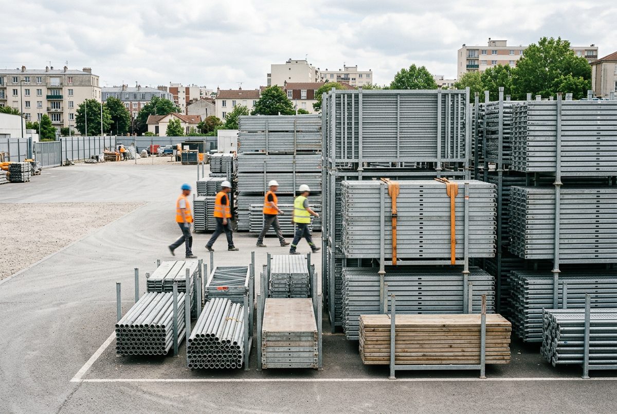 Chantier Delacroix Échafaudage en Île-de-France