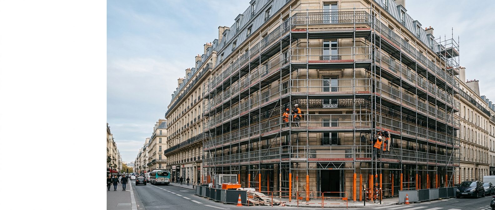 Location échafaudage Paris et Île-de-France — Delacroix