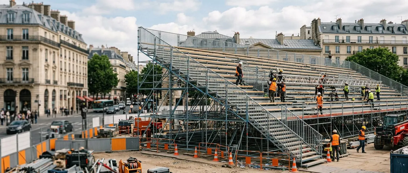 Location échafaudage événementiel à Paris et en Île-de-France